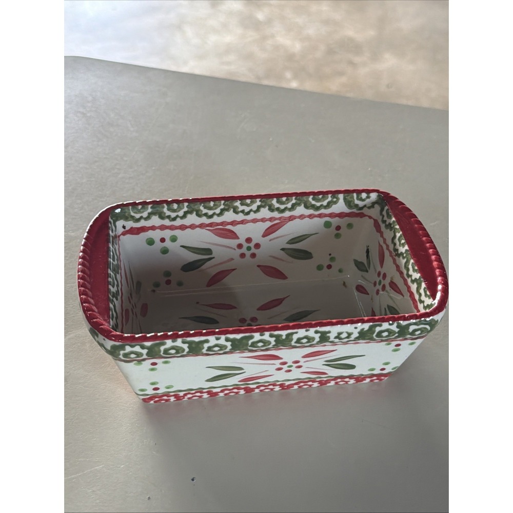 Temptations By Tara Christmas Holiday Gift 12oz Baking Mini Loaf Pan